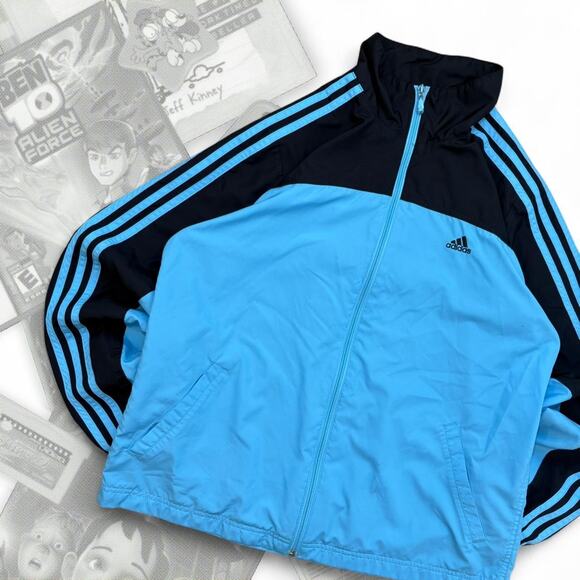 Striped Zip Up Track jacket - Picture 1 of 8